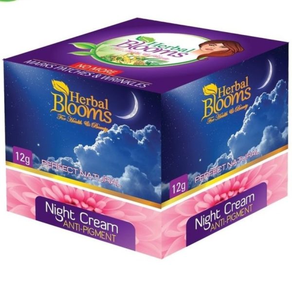 Anti-Pigment Night Cream Herbal Blooms